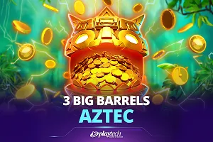 Playtech : 3 Big Barrels Aztec - MBS